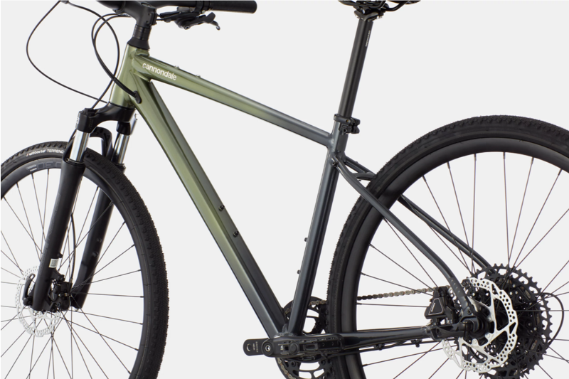 Cannondale Quick CX 1 Road Bike in Green-2